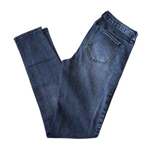 Dex Distressed Knee Skinny Jeans Dark Wash Denim Casual Pants Size 30